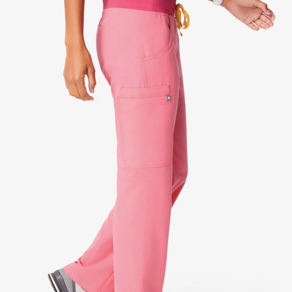 Figs Pants & Jumpsuits Figs Kade Cargo Scrub Bottoms In Neon Pink